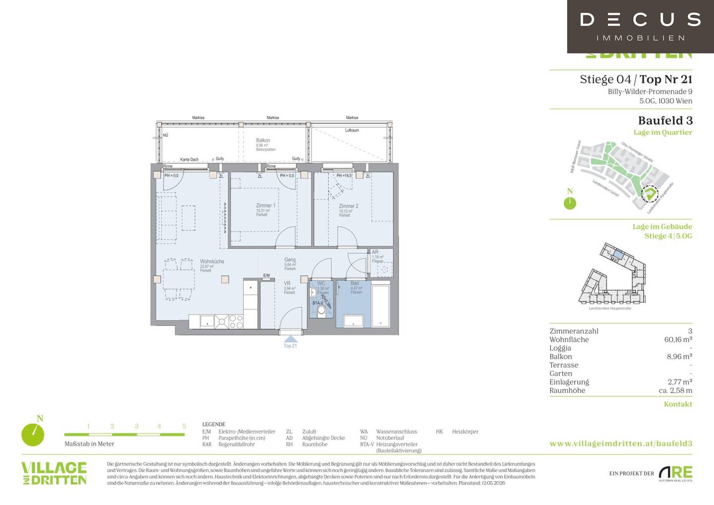 Apartment New build first occupancy near park