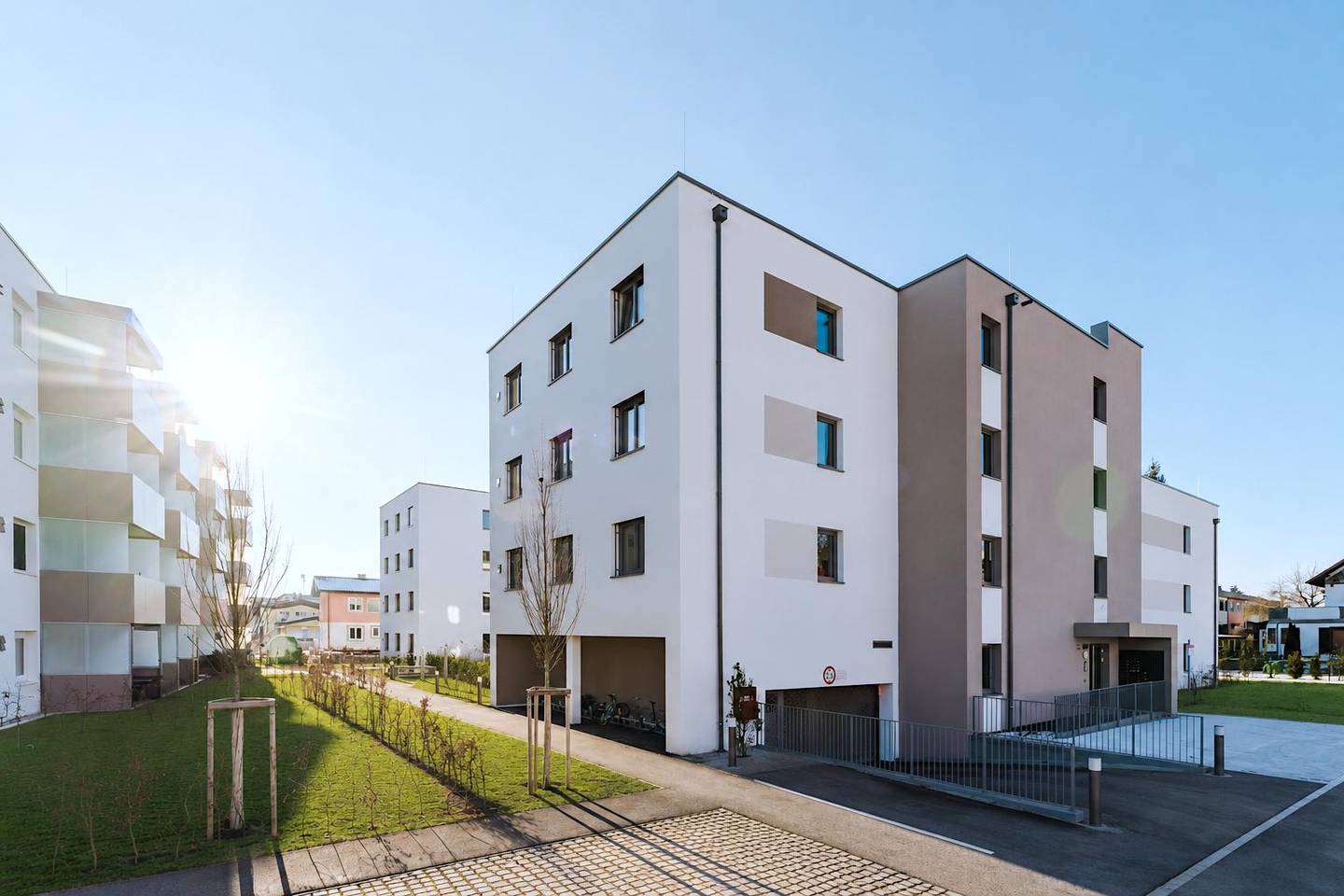 Wohnung mit Eigengarten und Terrasse Erstbezug