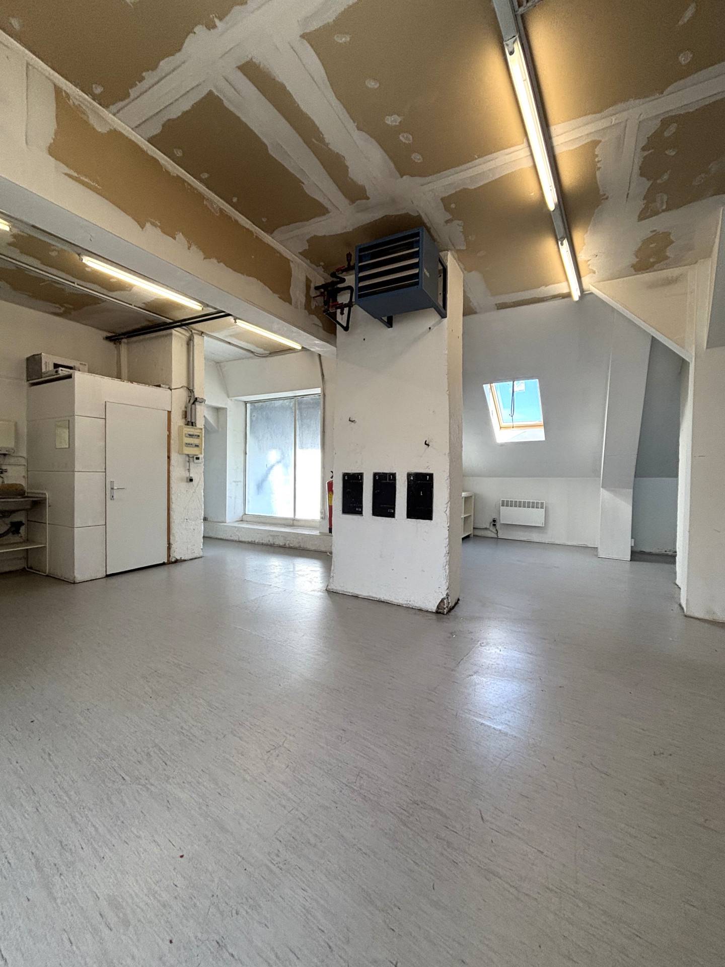 Bright Storage Space with Freight Elevator on the Top Floor