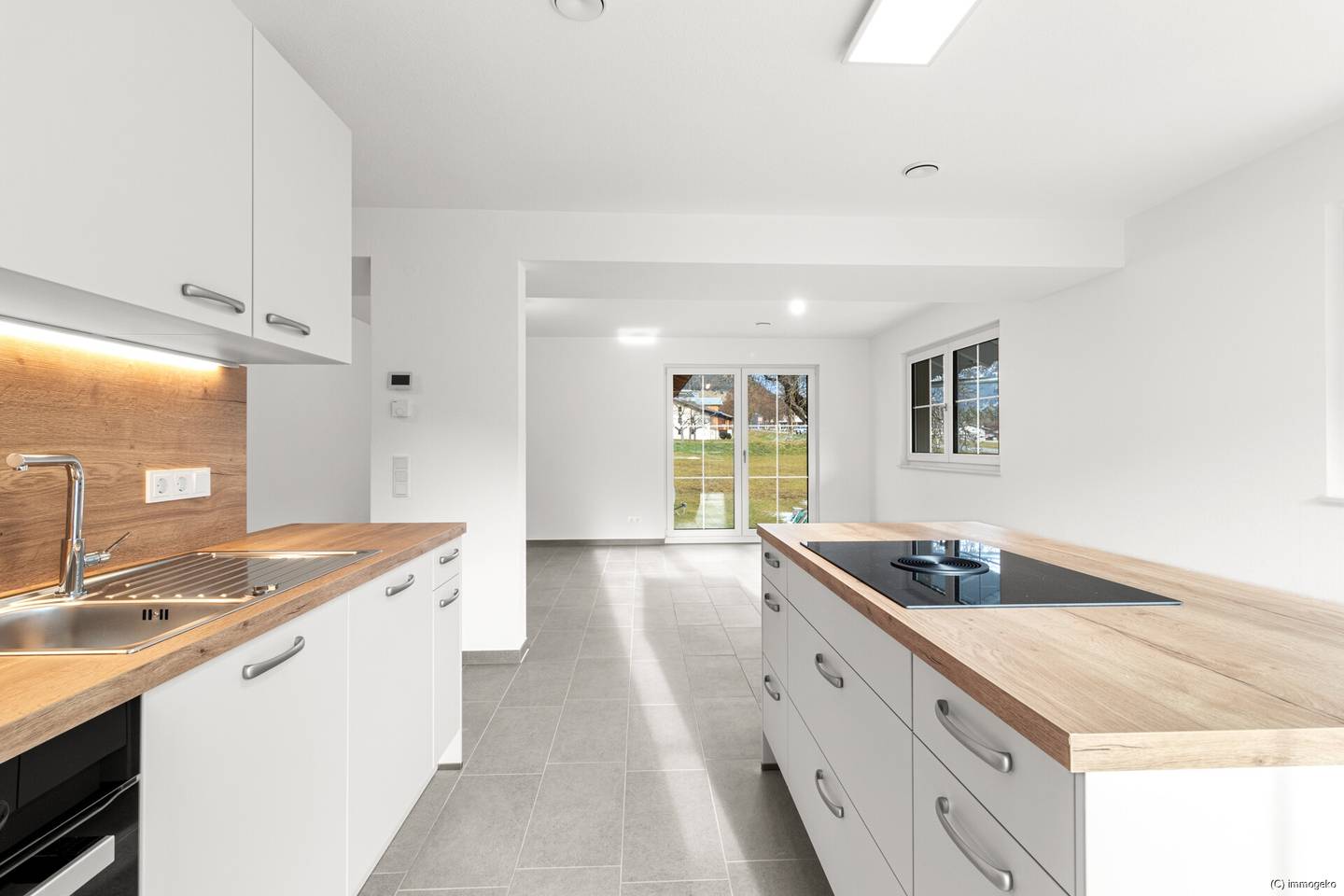 Ground floor apartment balcony terrace