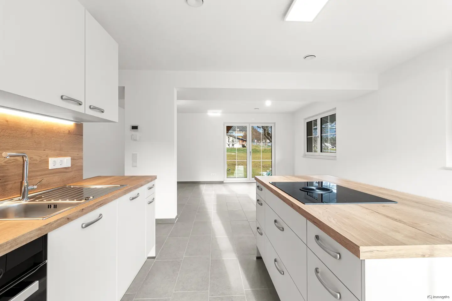 Ground floor apartment balcony terrace