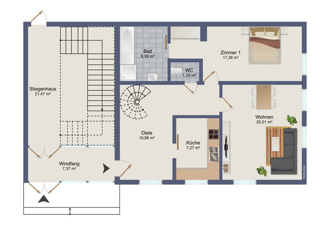 Grundriss 1