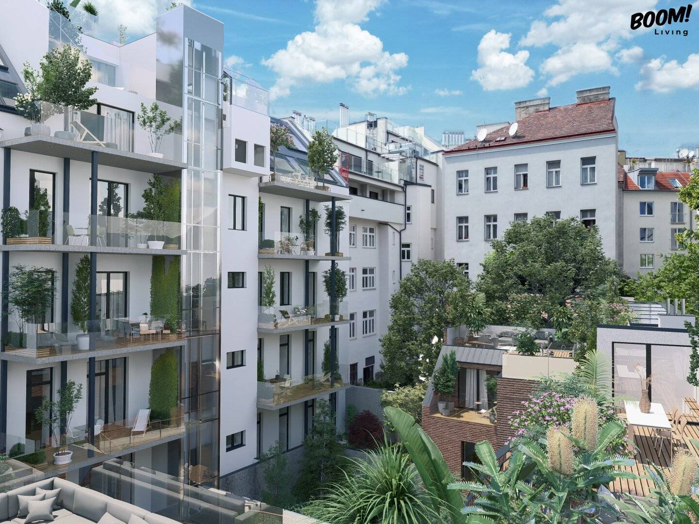 Maisonettewohnung Erstbezug ruhige Innenhoflage