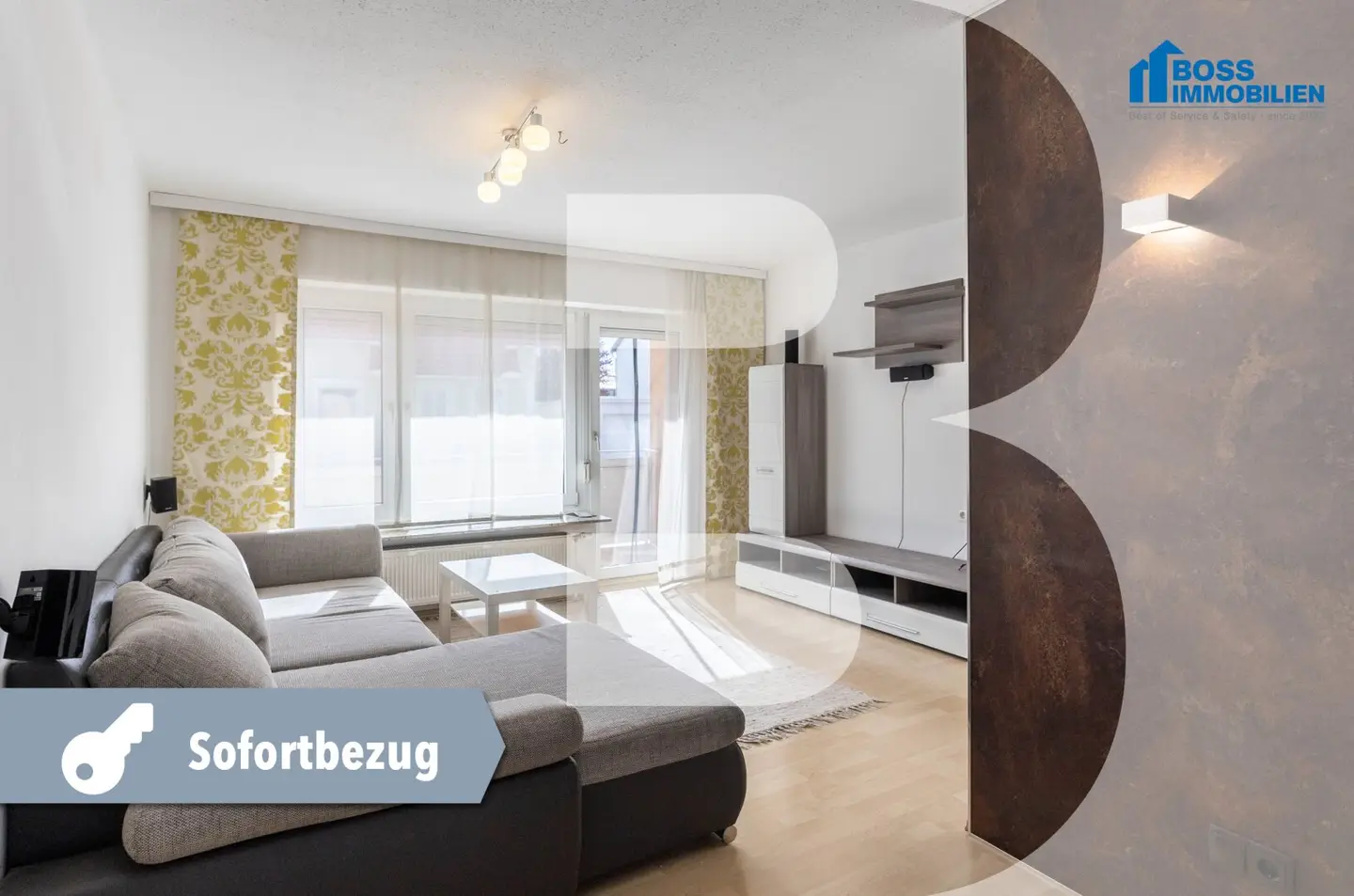 Apartment near Plus City with loggia and two parking spaces