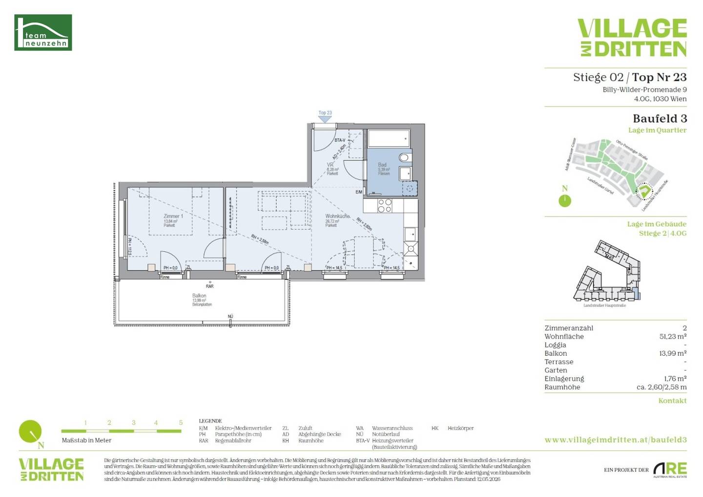 Wohnung Erstbezug Balkon nahe Schweizergarten