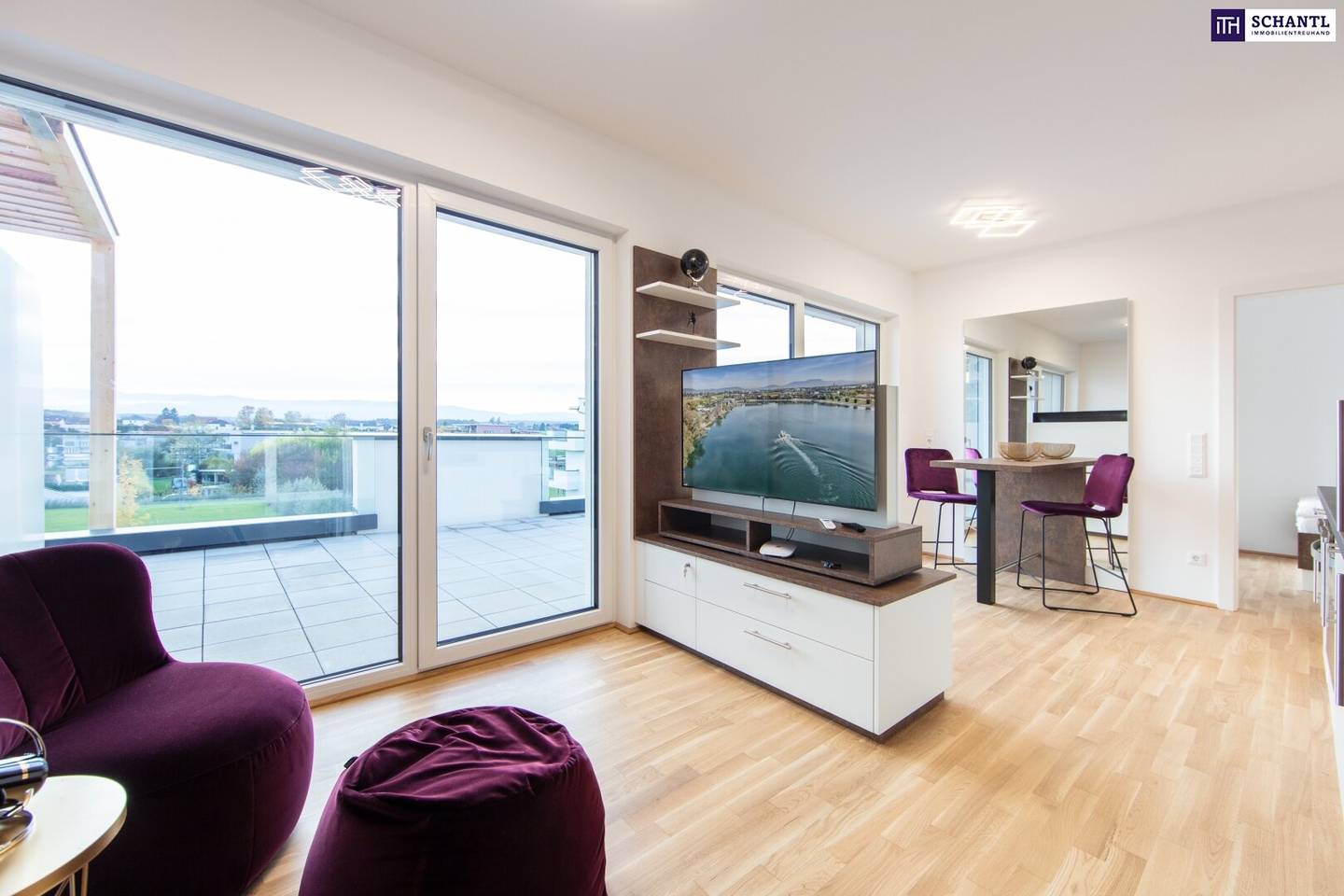 Penthouse mit privatem Seezugang und Dachterrasse