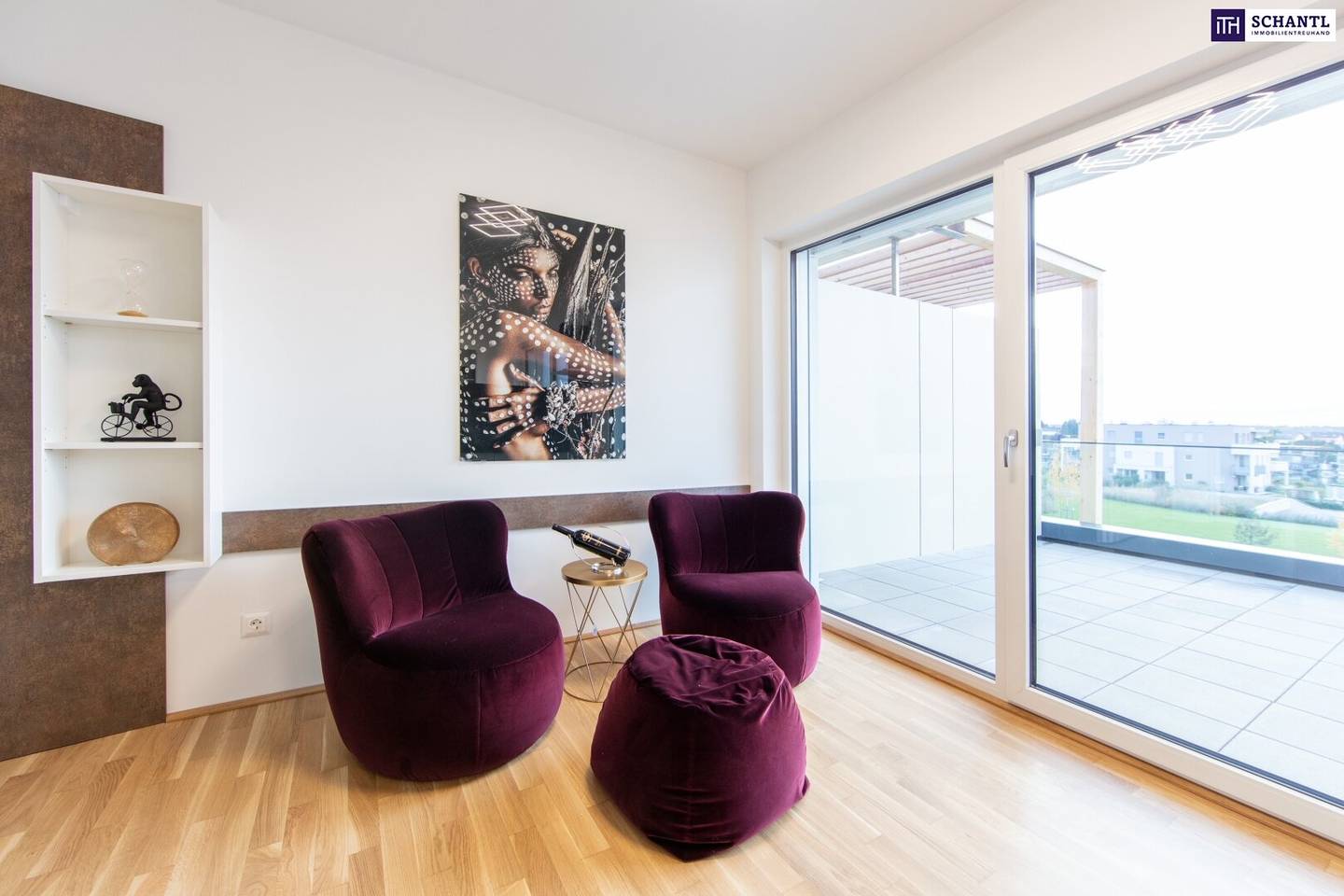 Penthouse mit privatem Seezugang und Dachterrasse