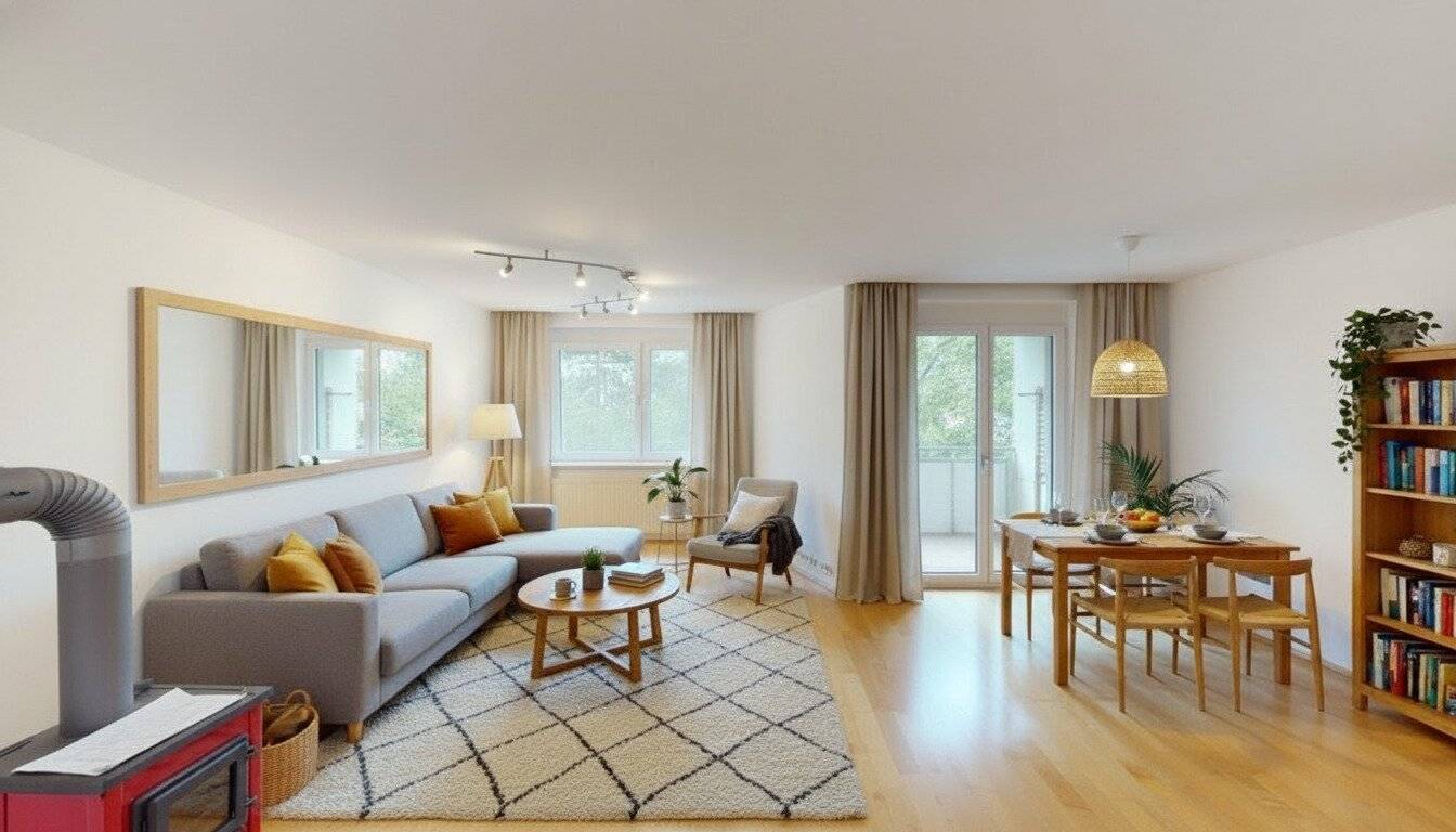 Wohnung ruhige Lage Balkon Großzügiger Kellerraum