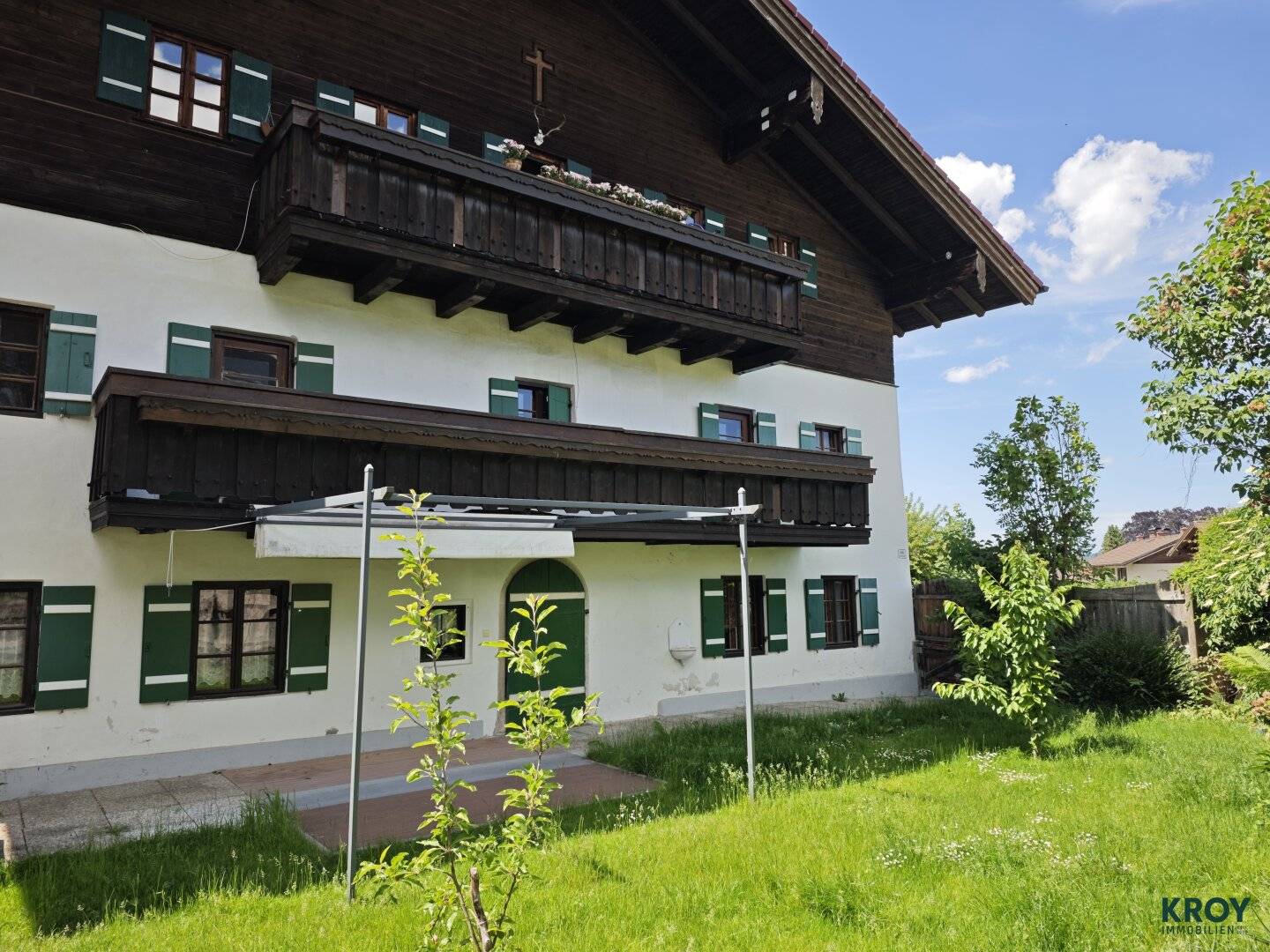 Wohnung mit privatem Garten und Balkon