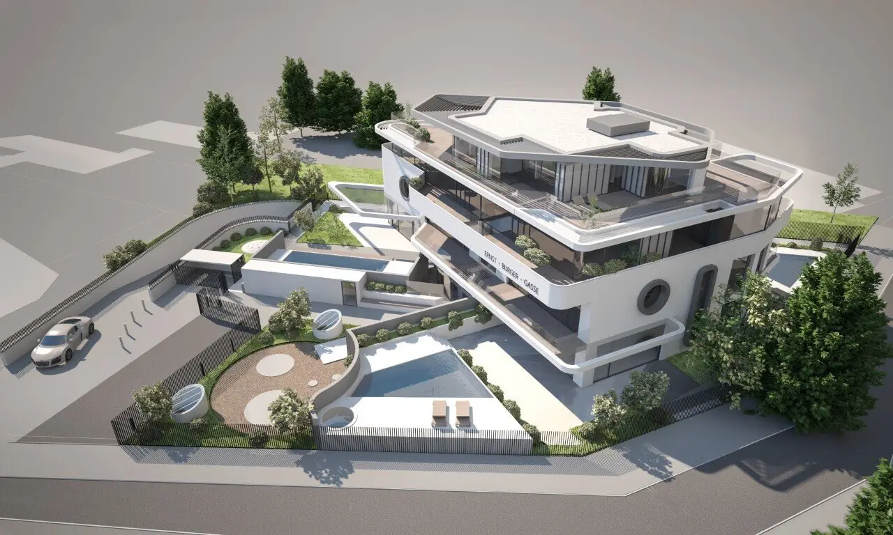 Great plot with building permit in Penzing
