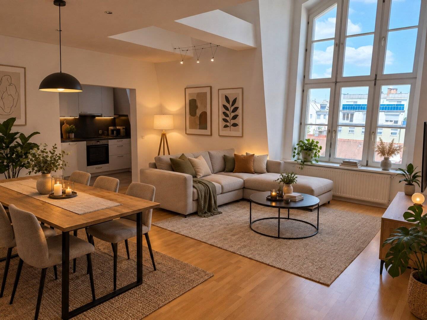 Top floor two level apartment with terrace