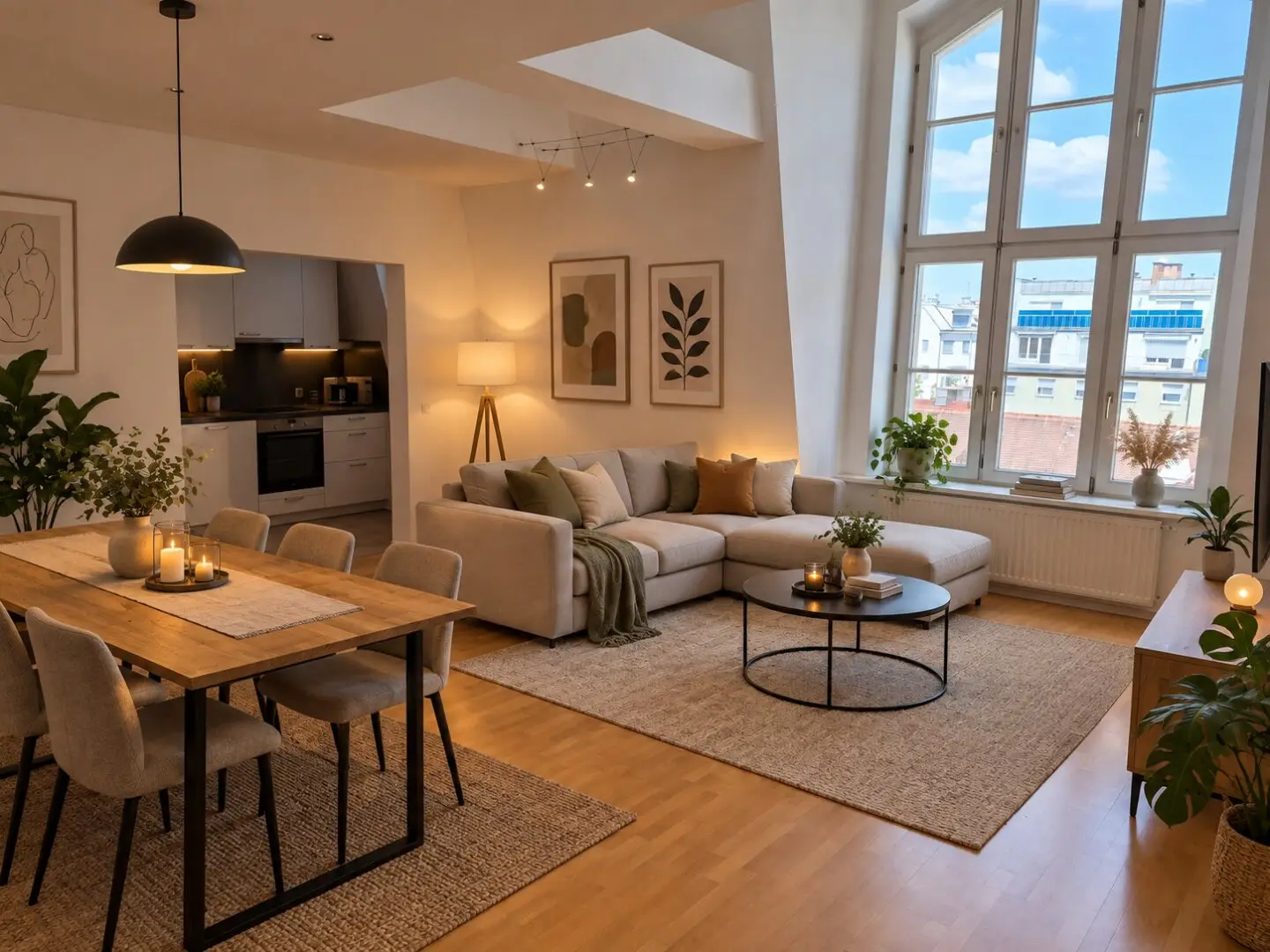 Top floor two level apartment with terrace