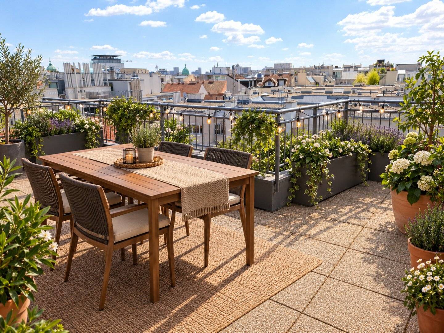 Top floor two level apartment with terrace