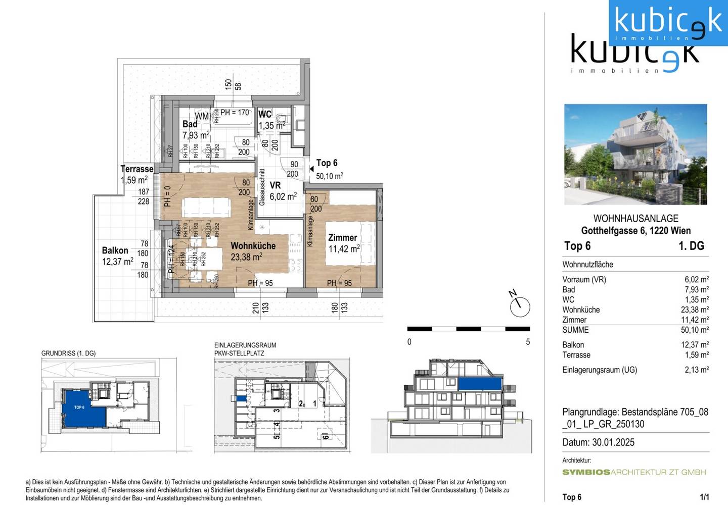 Dachgeschosswohnung Erstbezug Westterrasse U2