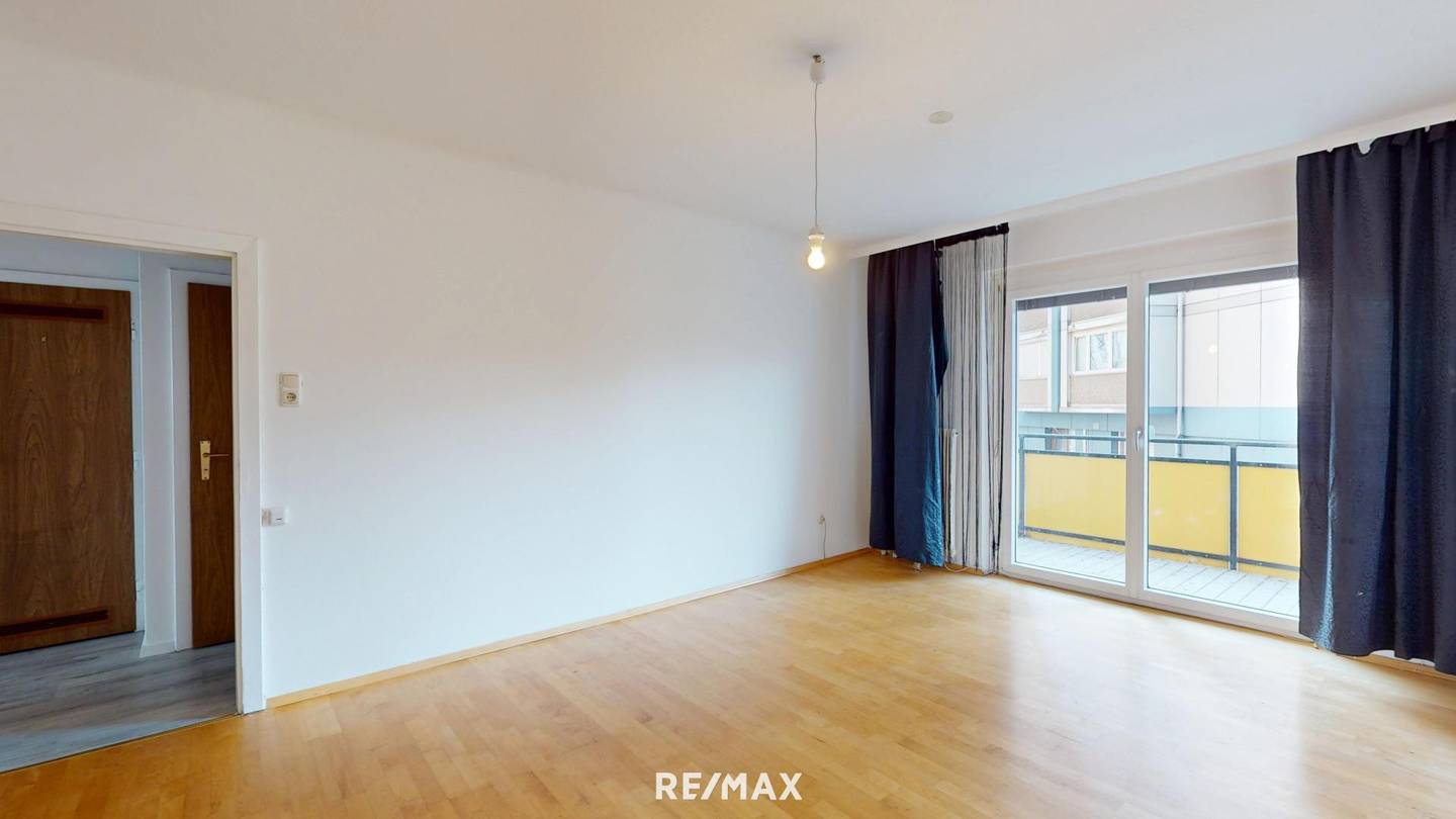 Wohnung mit Balkon und durchdachter Raumaufteilung
