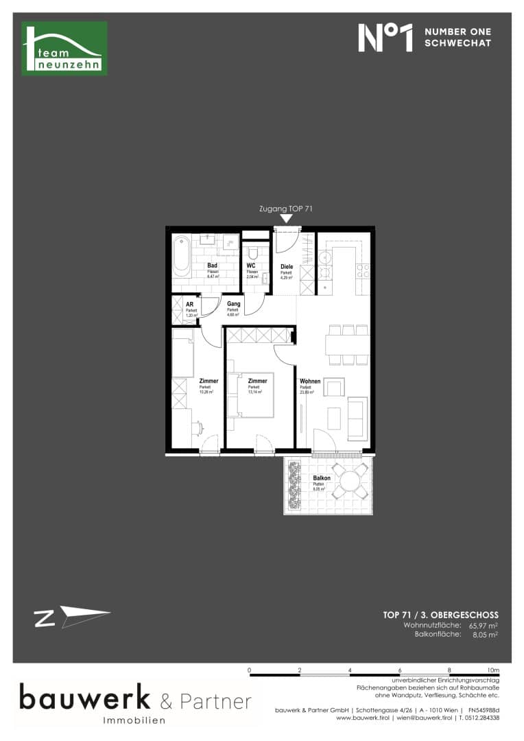 Wohnung Erstbezug am Hauptplatz Energieklasse A