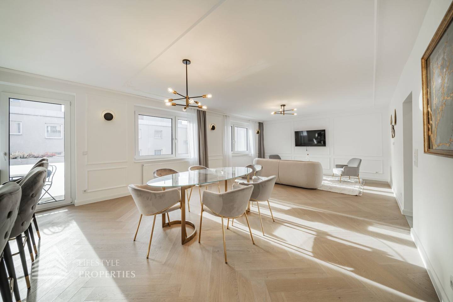 Apartment near Wertheimsteinpark balcony first occupancy