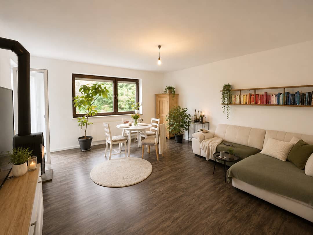 Renovierte Wohnung Garten Garage Zentrum