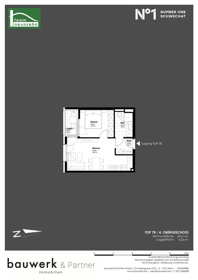 Apartment first occupancy loggia