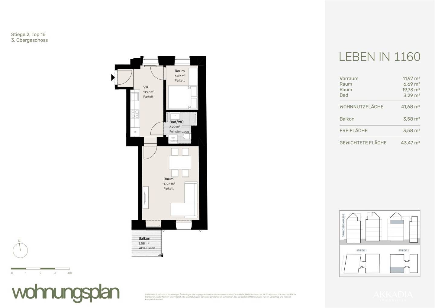 Wohnung Brunnenmarkt Yppenplatz Dachgeschoss