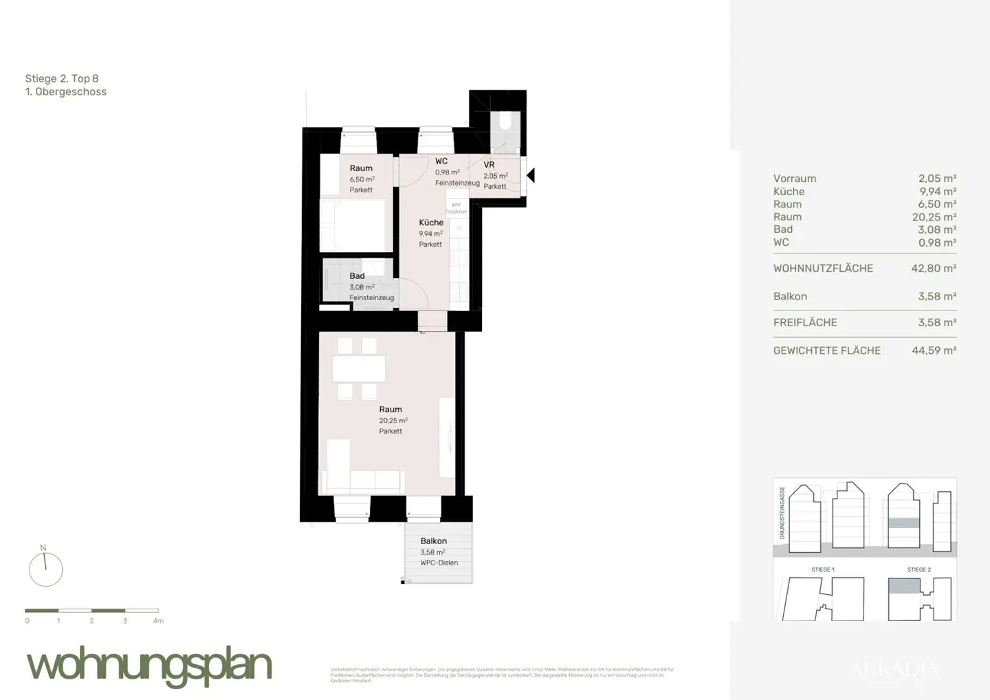 Wohnung Altbau Balkon nahe Brunnenmarkt