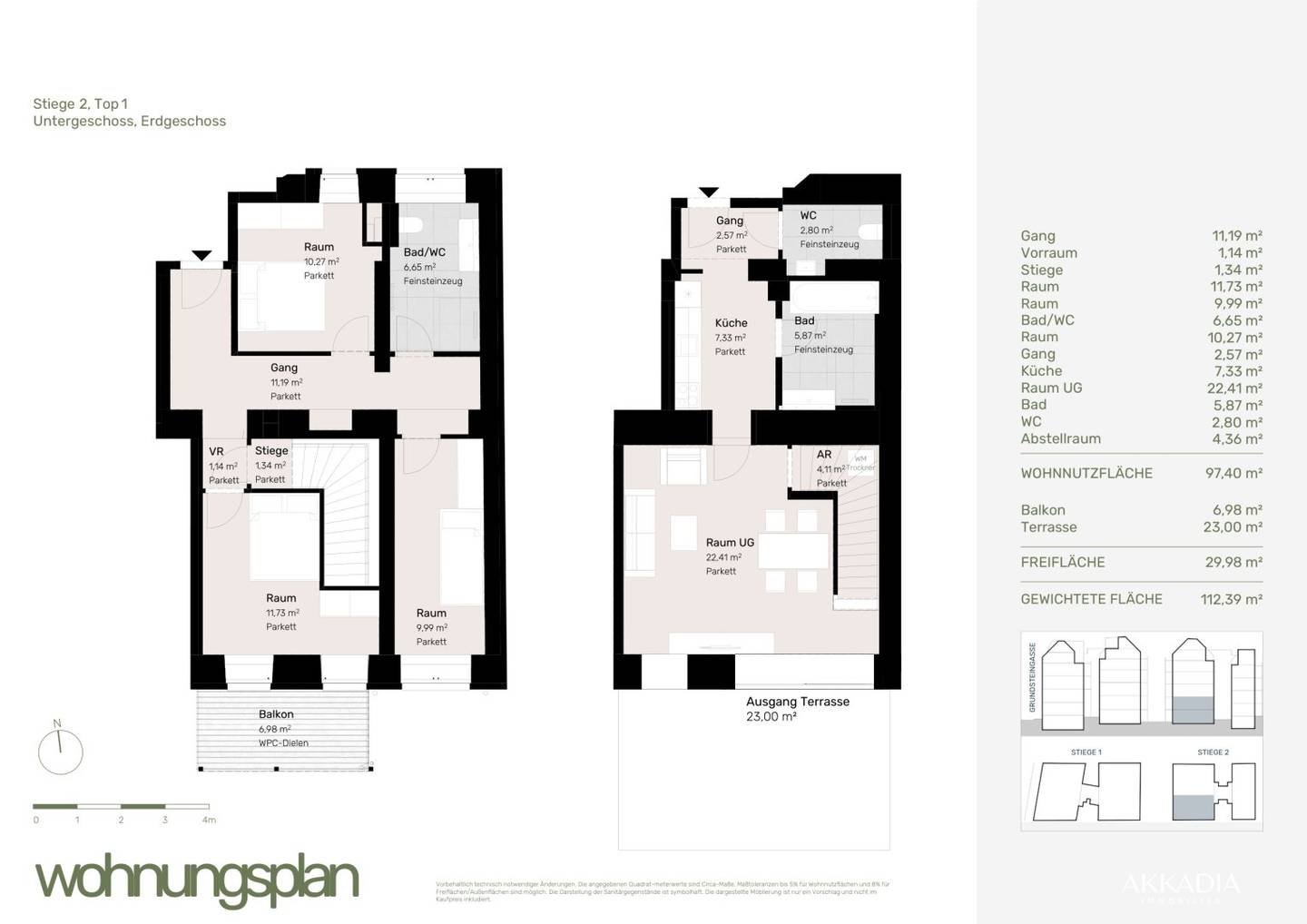 Maisonette apartment Brunnenmarkt Yppenplatz terrace