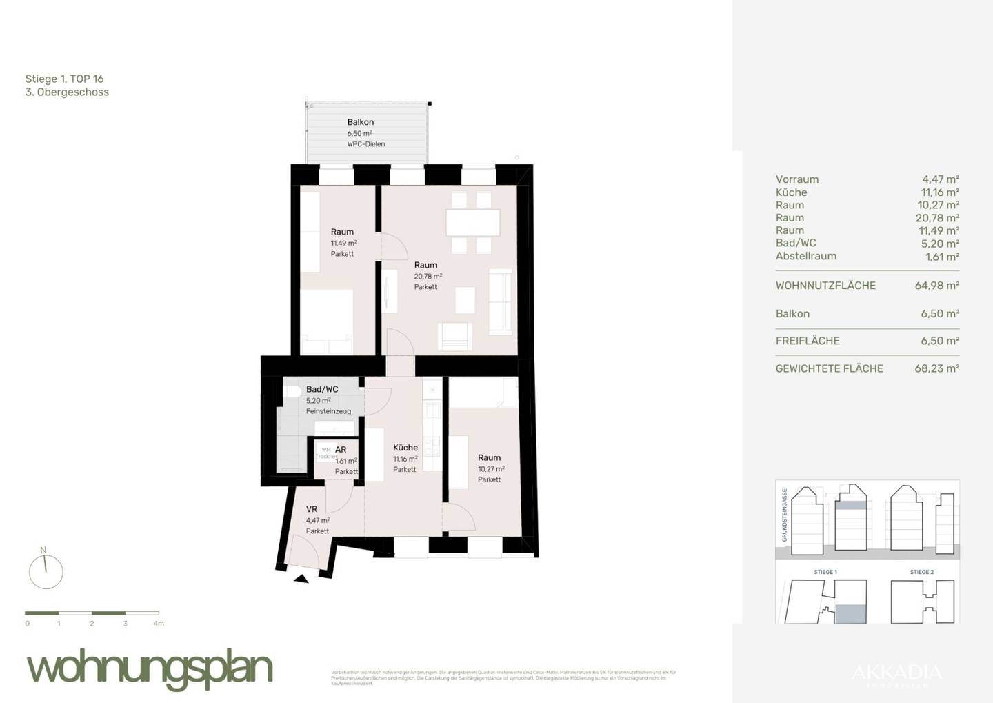 Bright apartment with balcony near Brunnenmarkt