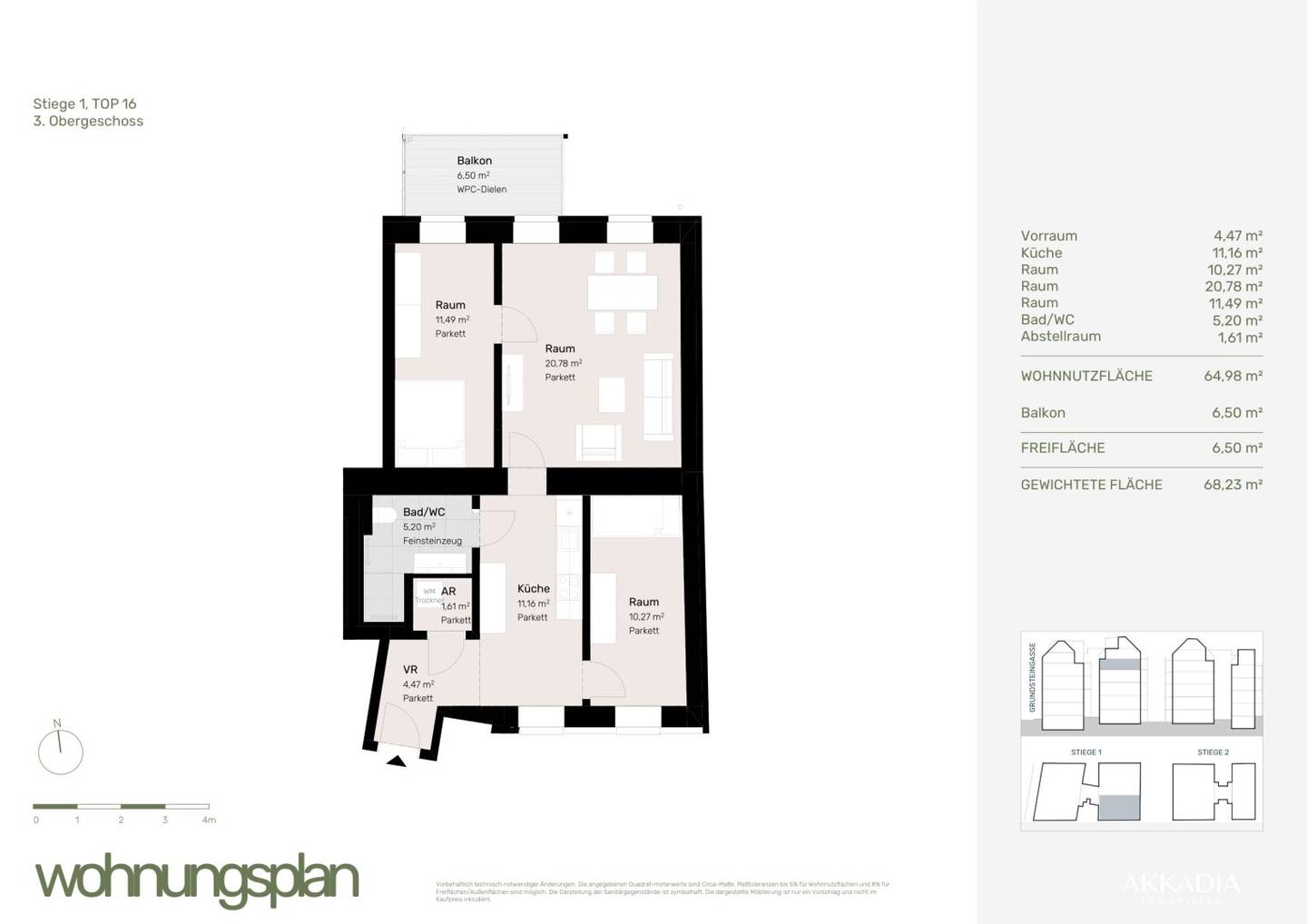 Bright apartment with balcony near Brunnenmarkt