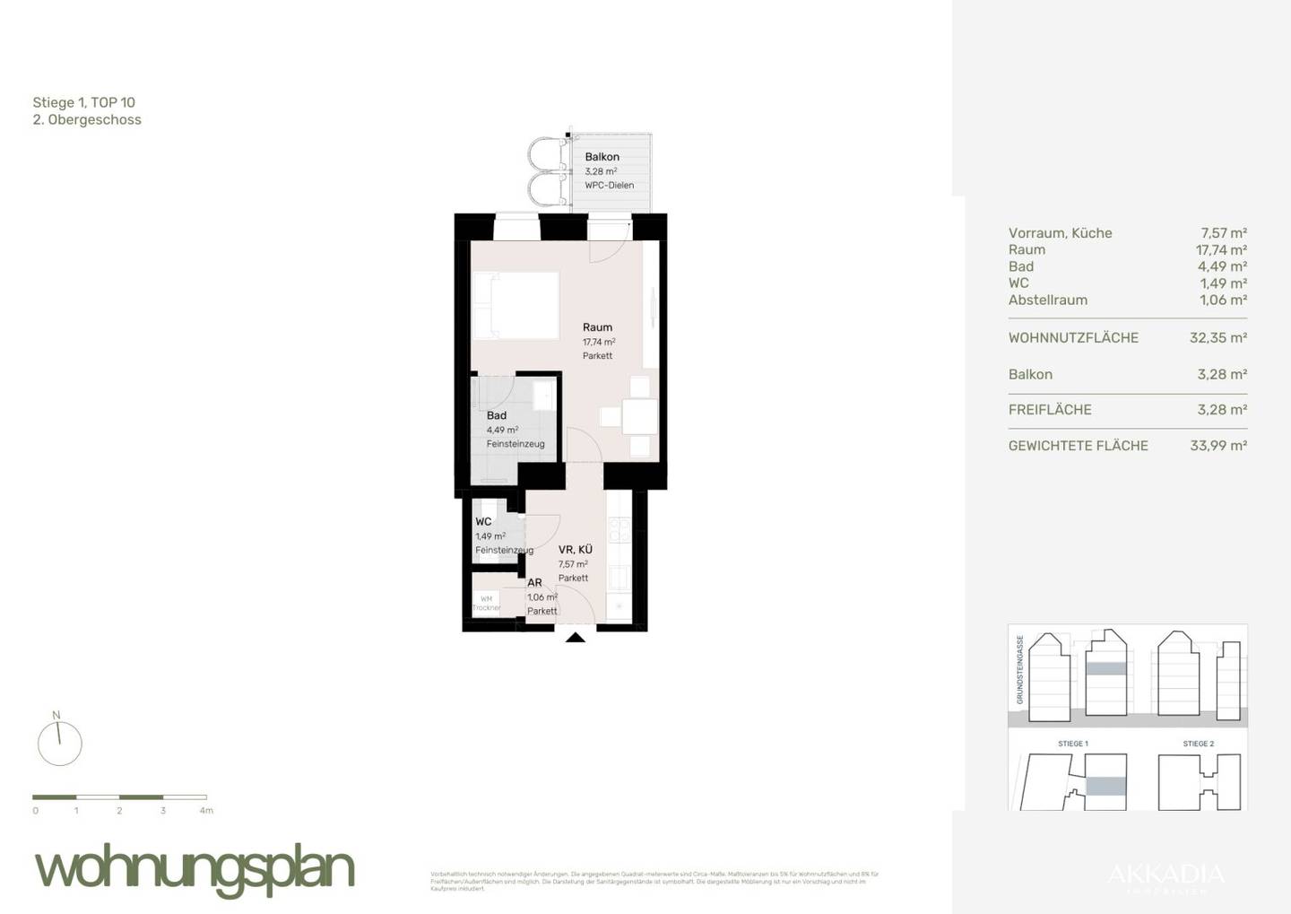 Wohnung with balcony near Brunnenmarkt Yppenplatz