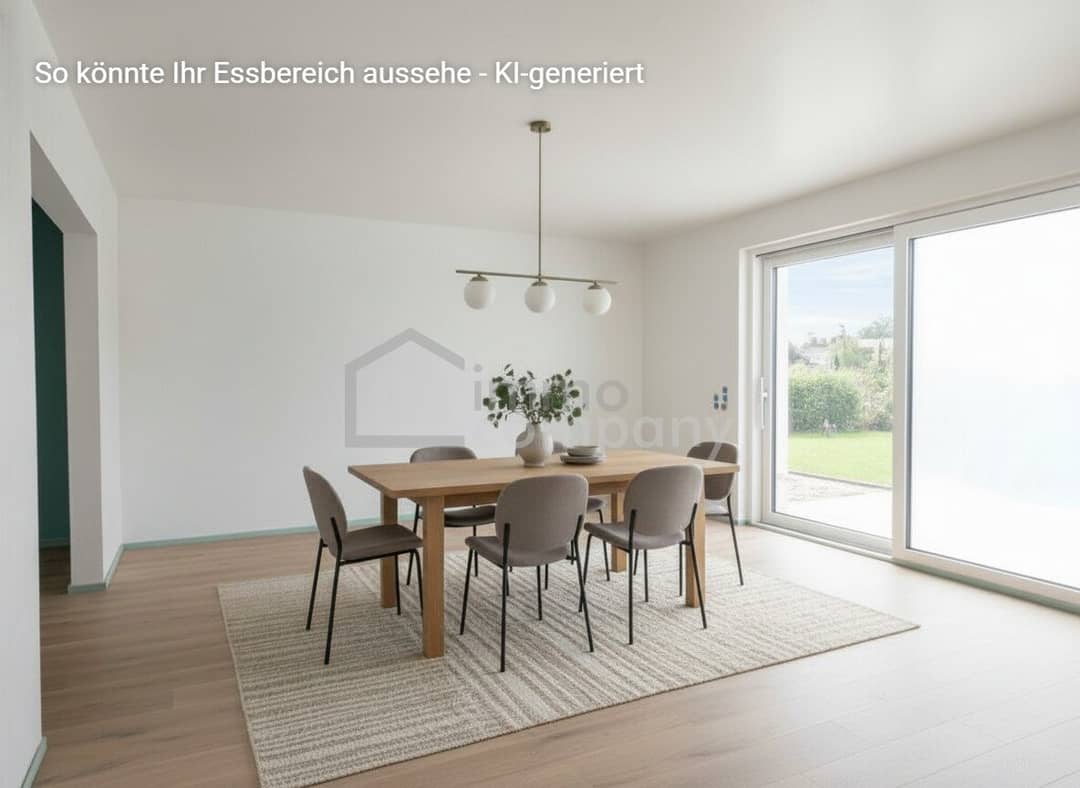 Modernes Einfamilienhaus mit Terrasse und Garten