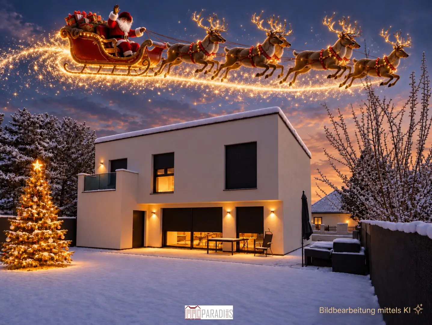 Einfamilienhaus mit Garten und Garage in Strasshof