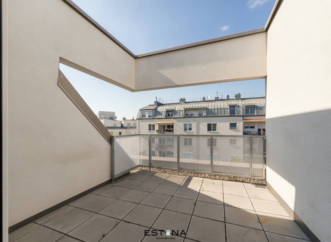 New build apartment with terrace in quiet location