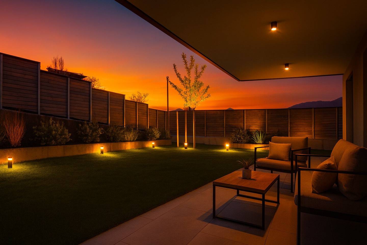 4 room apartment with terrace and garden