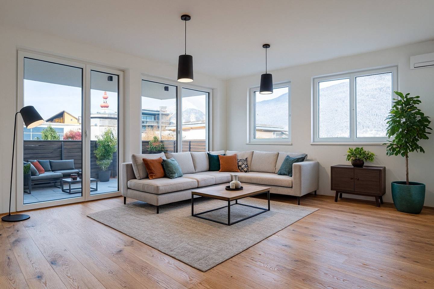 Apartment new build Rosskogel balcony