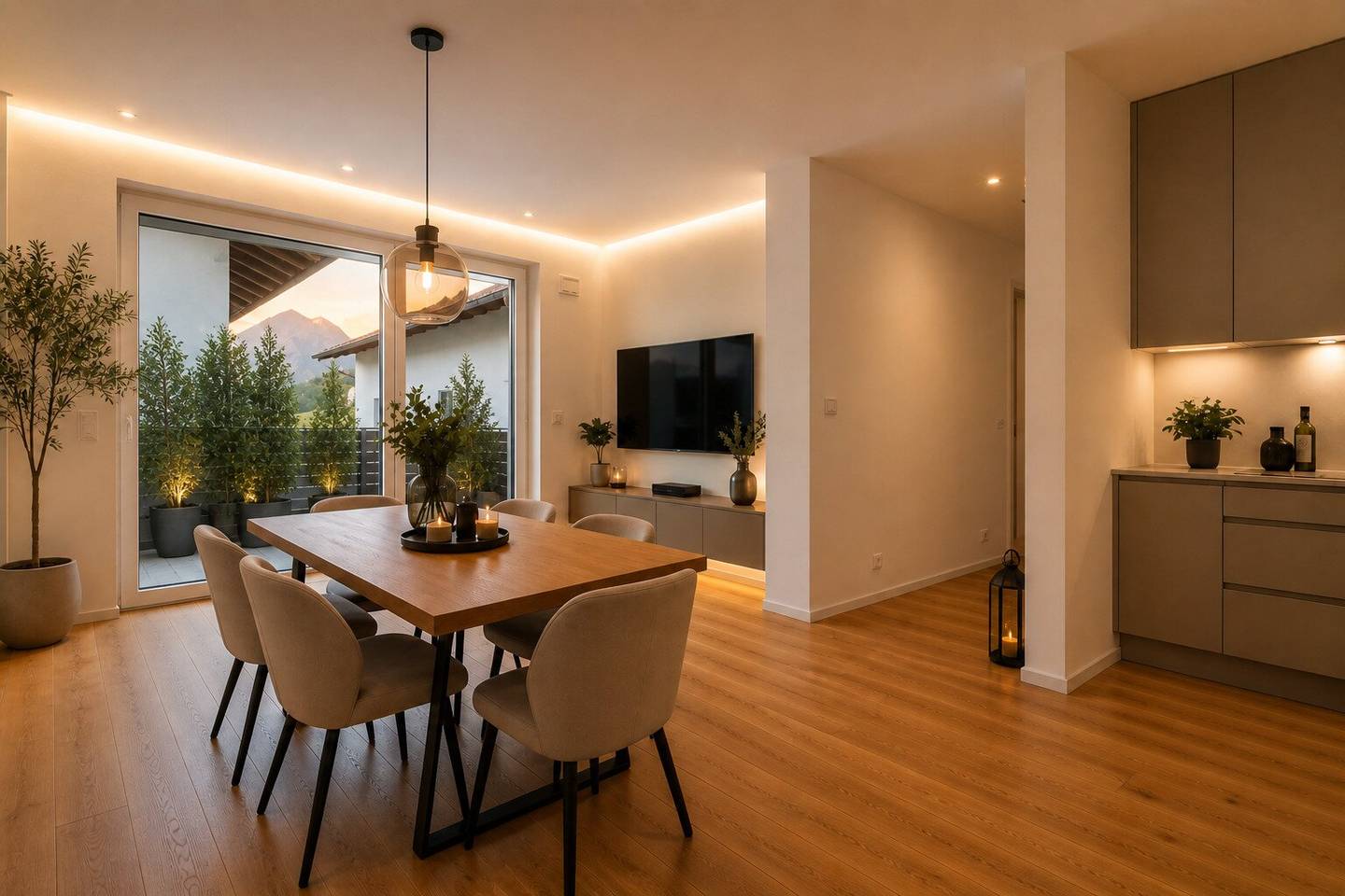 New build first occupancy Wohnung with Westbalkon