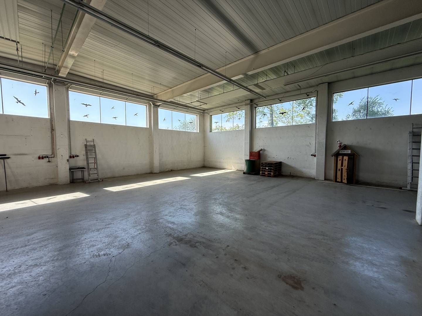 Versatile commercial hall with office and storage in Alkoven