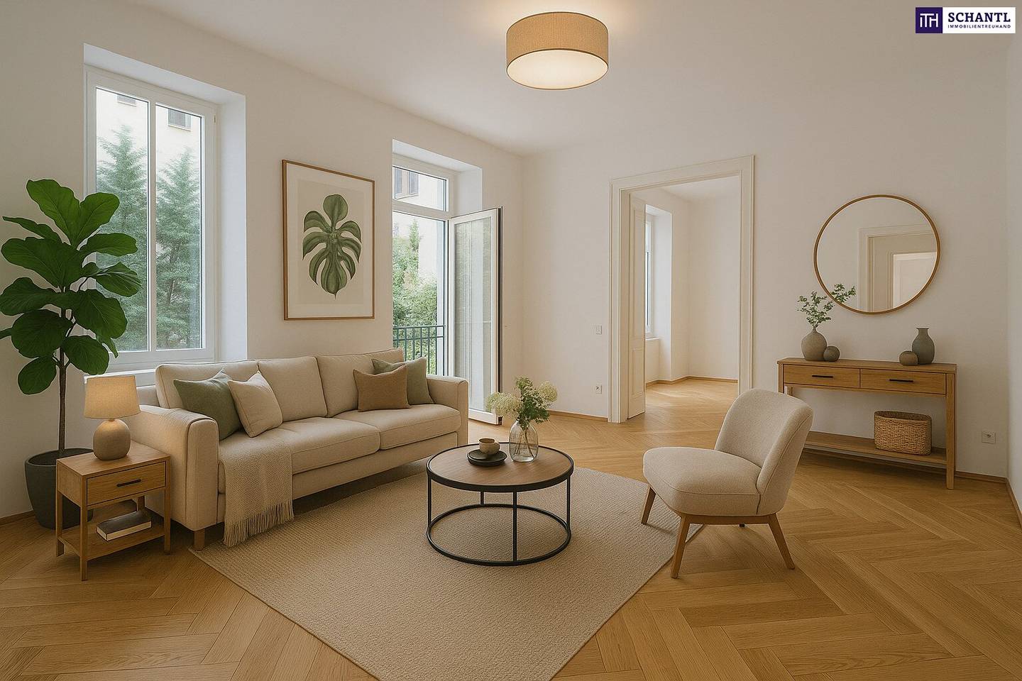 Apartment near Augarten quiet courtyard with balcony