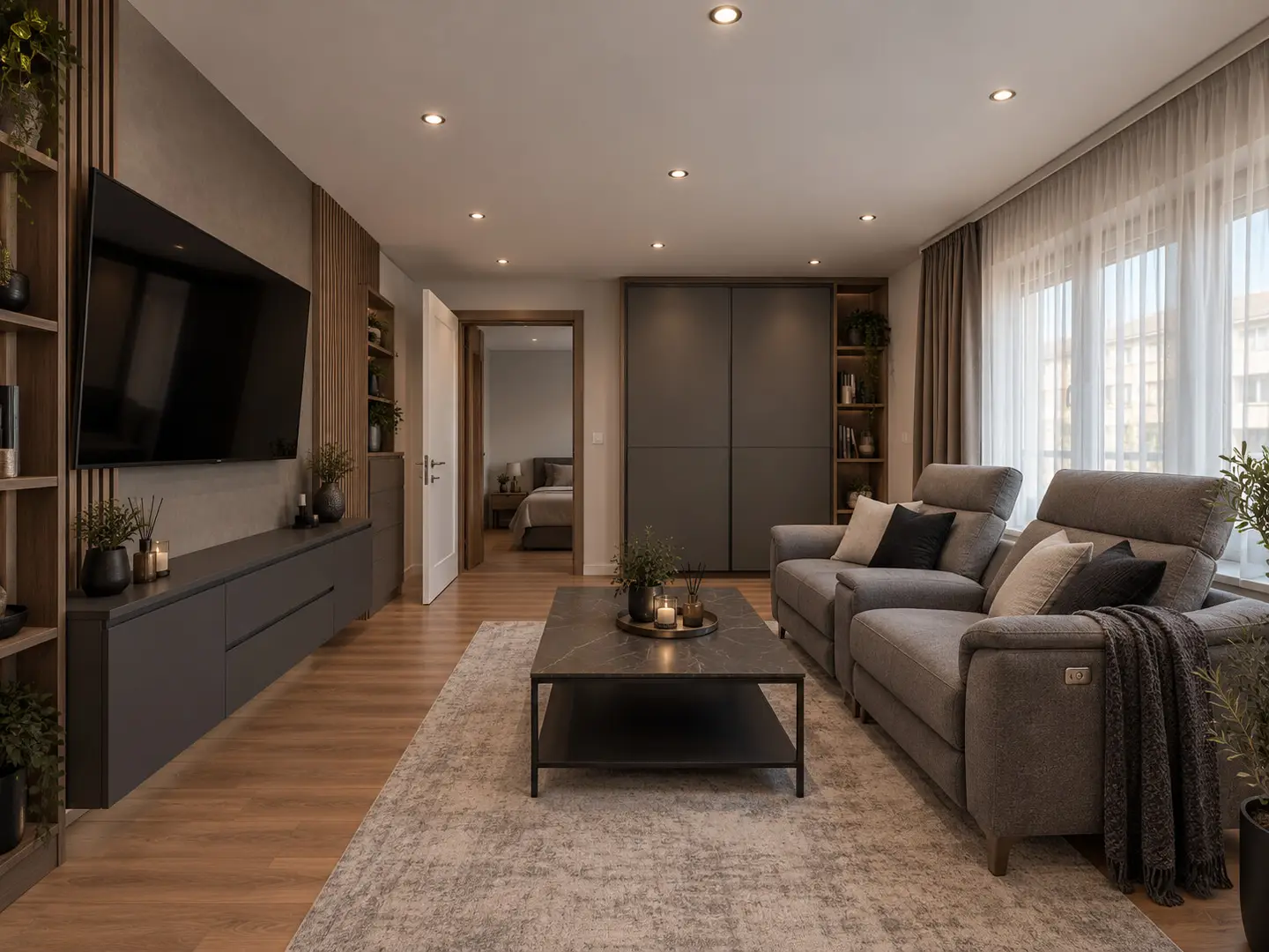 Helle 4 Zimmer Wohnung mit Balkon und Innenhofblick in Bregenz