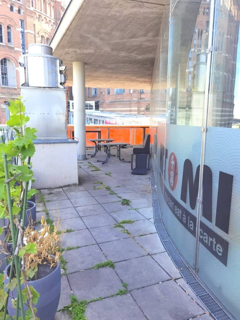 Gastronomy Space in Entertainment Center Ost with Terrace and Gasometer View