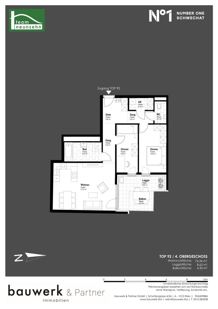 Apartment New Build First Occupancy Loggia