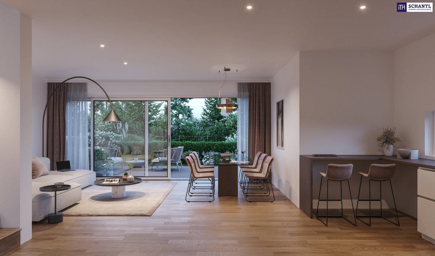 Bright semi-detached house with garden and roof terrace in Vienna