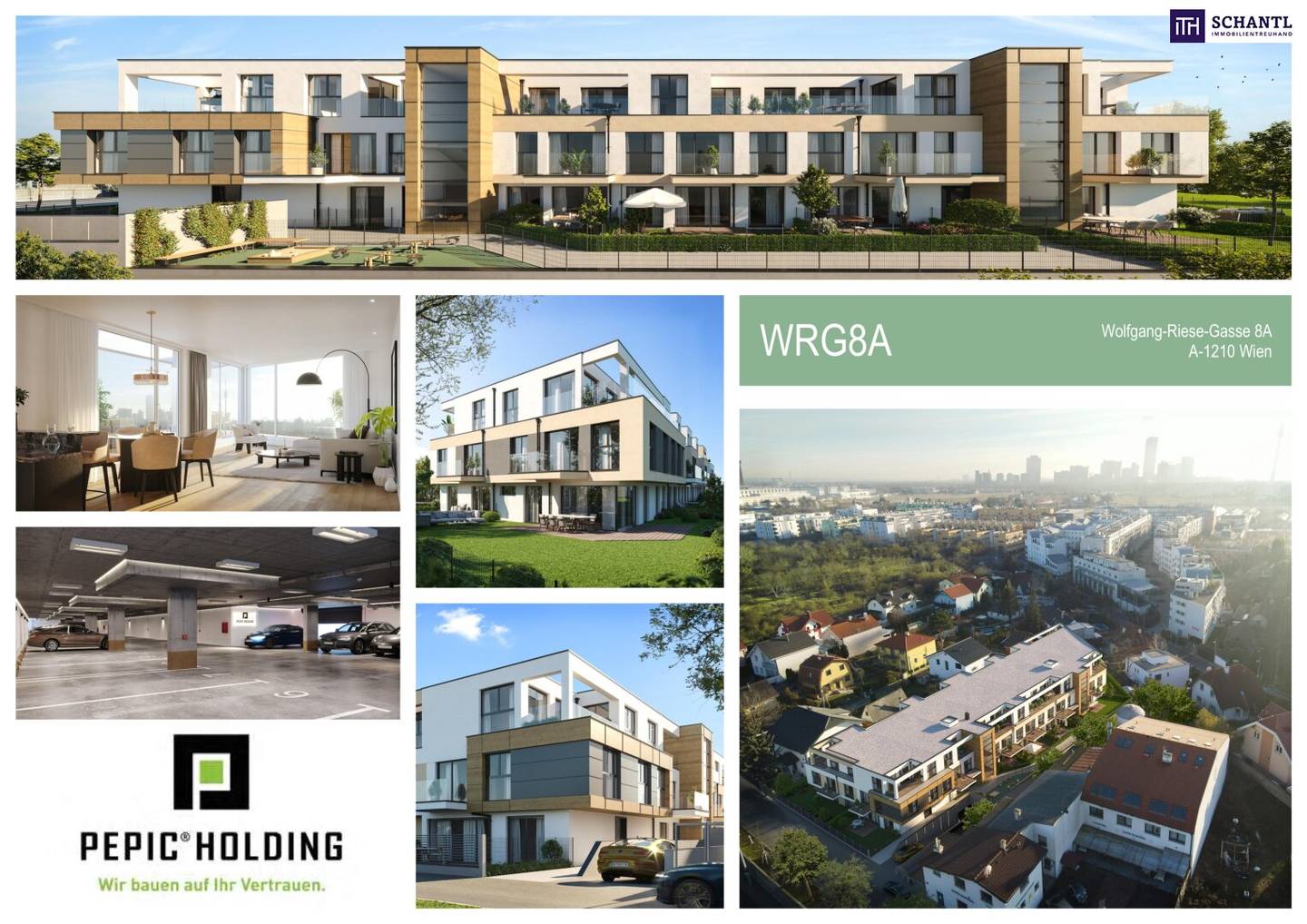 Newly built apartment with terrace near Waldpark
