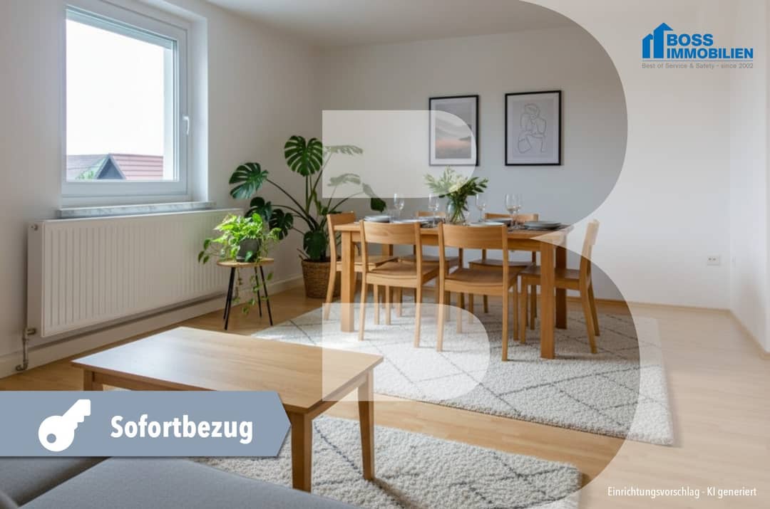 Attic apartment quiet Traun Oedt open living area kitchen included