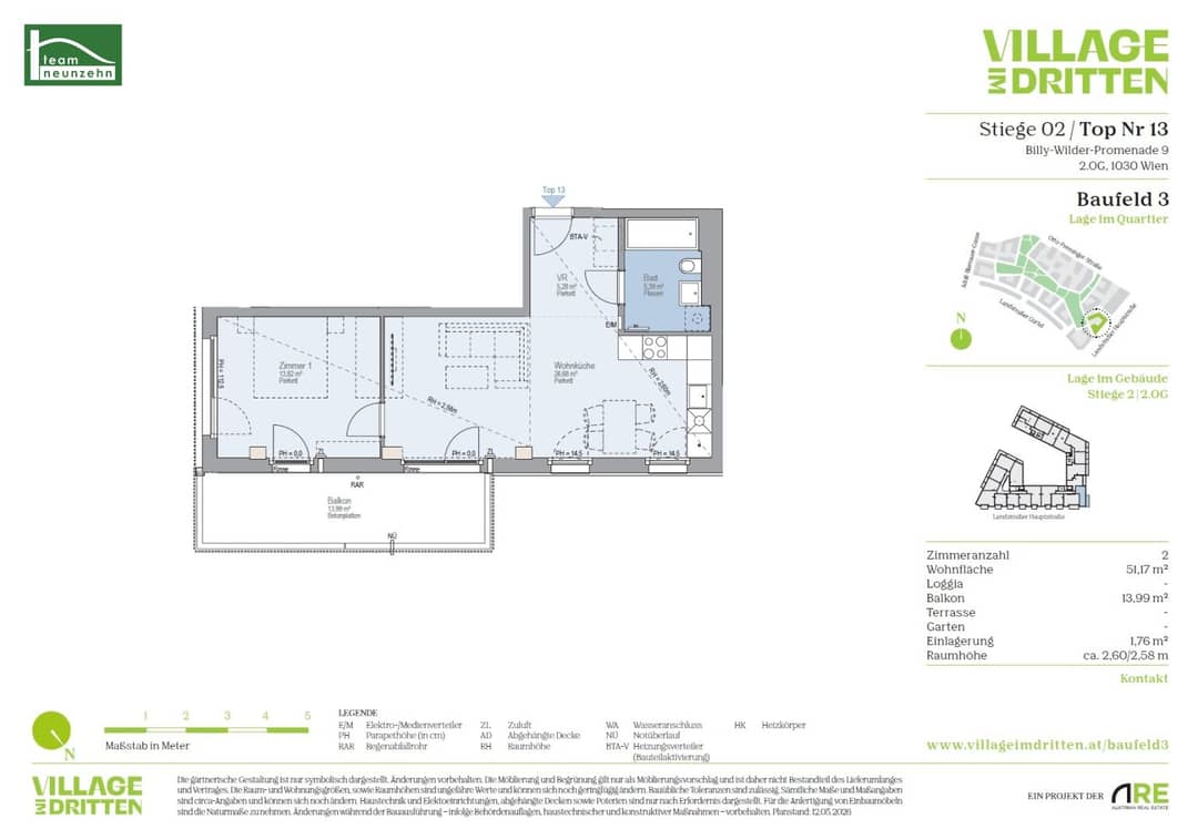 Wohnung Erstbezug Neubau Balkon Schweizergarten