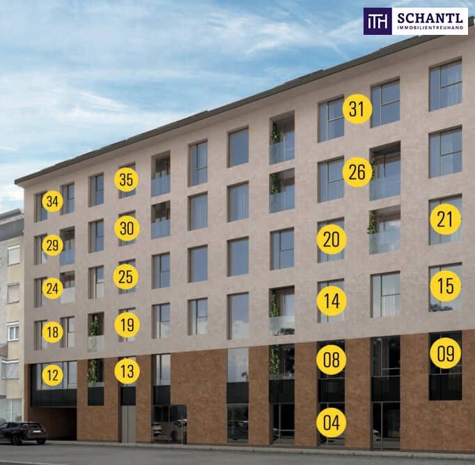 Wohnung Erstbezug Neubau Balkon nahe Kaiser Josef Platz