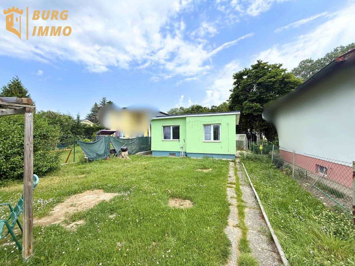 Charmantes Kleingartenhaus mit Garten in ruhiger Siedlung