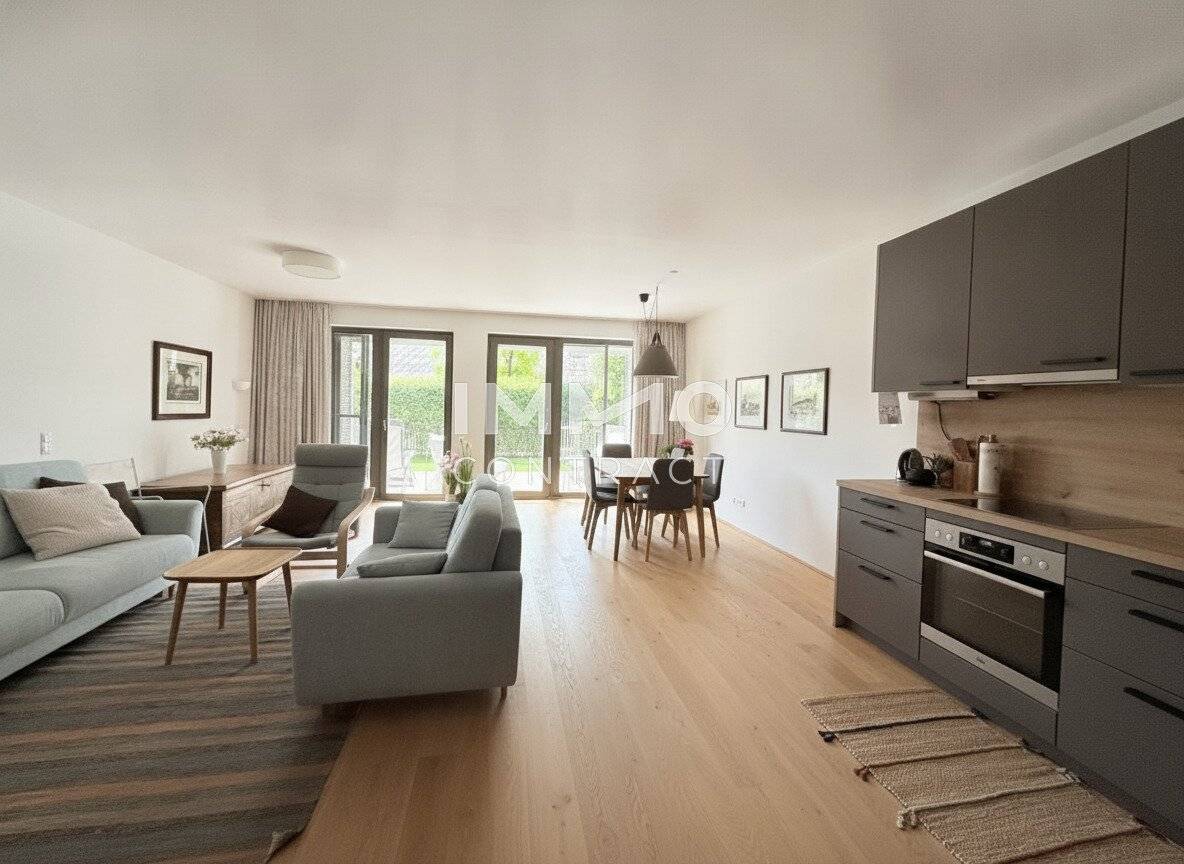 Wohnung mit privatem Garten und direktem Seezugang