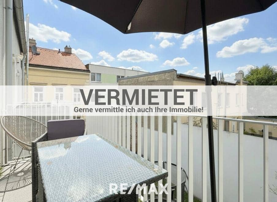 Wohnung in Klosterneuburg city center with south facing balcony