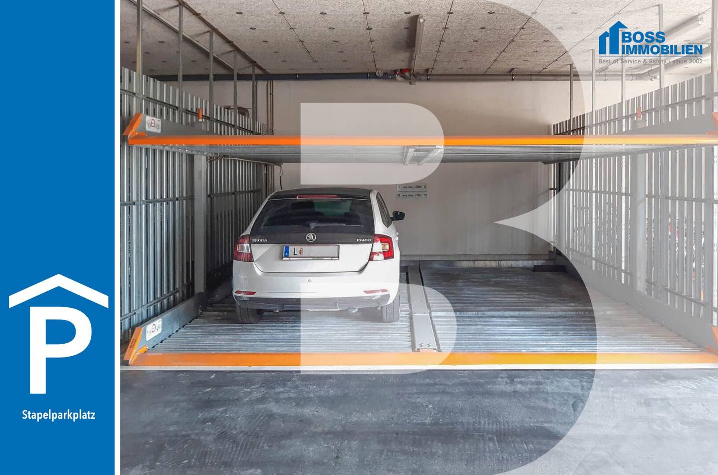 Stapelparkplatz in zentraler Linzer Lage