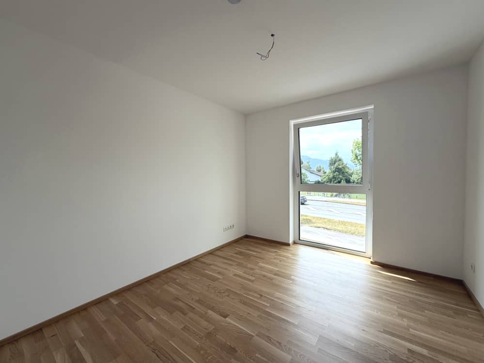 First occupancy apartment with balcony